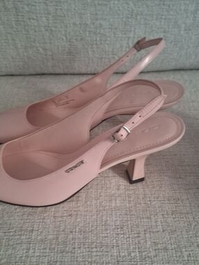 Coach Pink Slingback Kitten Heel Pumps
